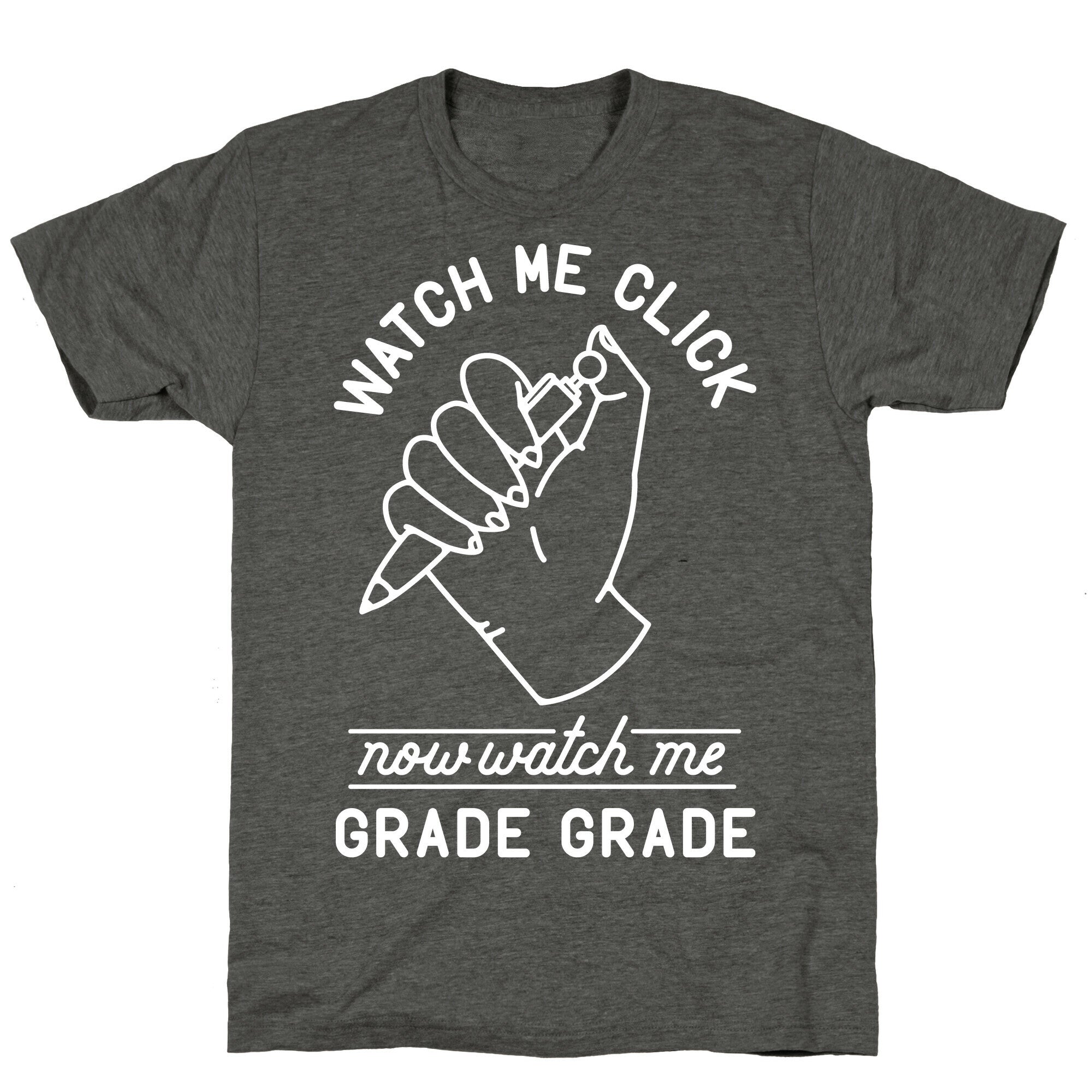 Watch Me Click Now Watch Me Grade Grade Unisex Triblend Tee